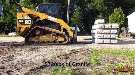 cat 289 skid steer dump trailer|cat 289d lift capacity.